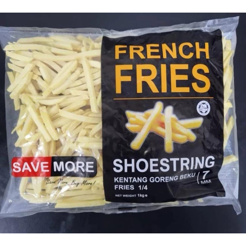 

Save More Shoestring / Kentang Goreng / French Fries SaveMore 1kg