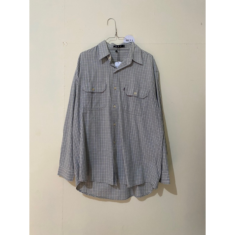 Kemeja Kotak Kotak Pria Second - BBC M