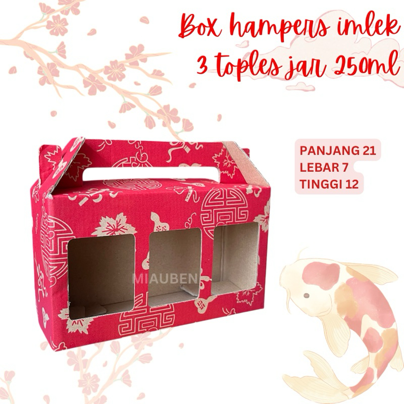 

Box hampers 3 jar 250ml box imlek hampers imlek