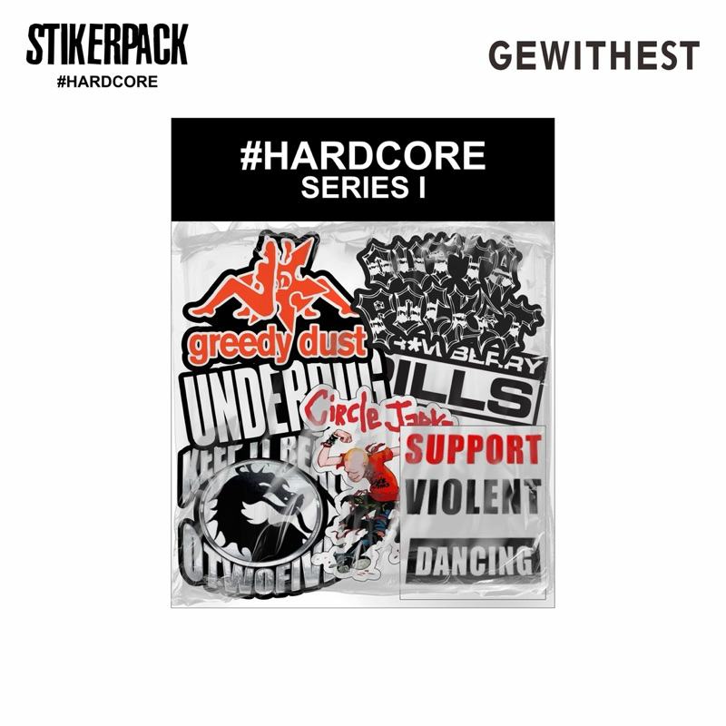 

Stikerpack Hardcore Series I.C
