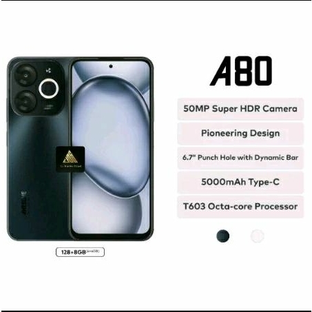 Smartphone - Itel A80 4/128GB (Garansi Resmi)