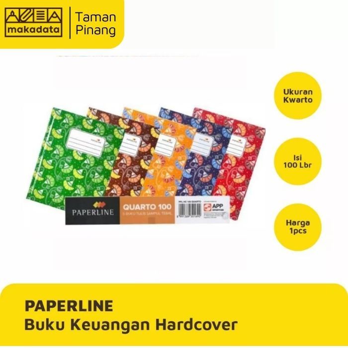 

PAPERLINE BUKU TULIS KWARTO KUARTO QUARTO HARDCOVER ISI 100 LEMBAR (1 PCS)