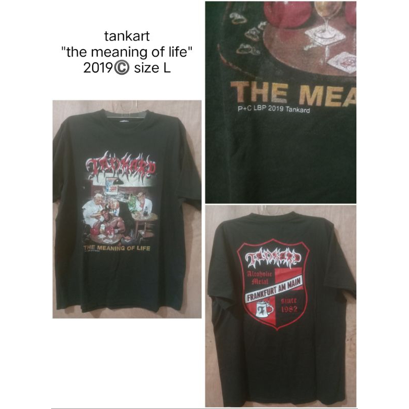 Tankard "the meaning of life" 2019 Size L