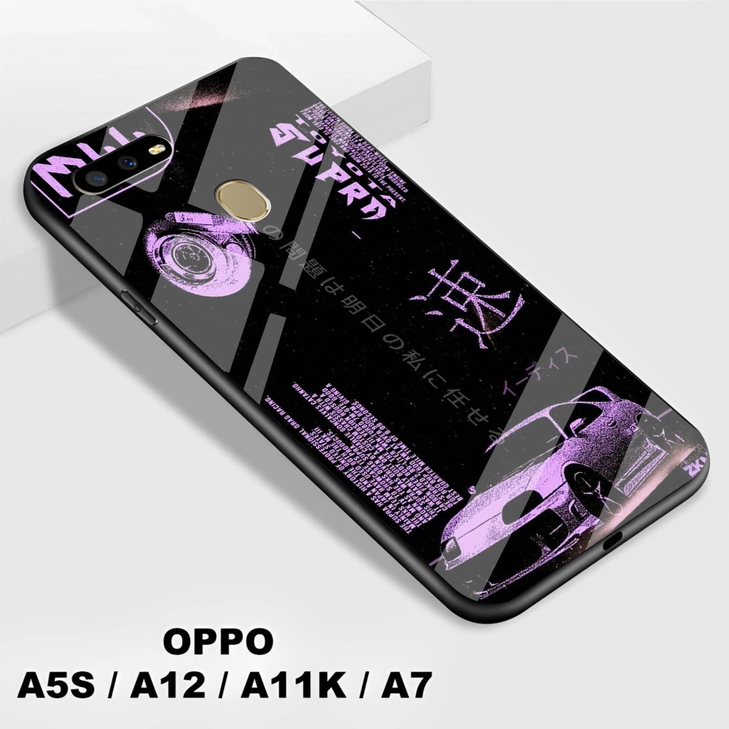 Softcase Kaca Kilau Oppo A5S / A12 / A7 / A11K - Softcase Kaca   Oppo A5S / A12 / A7 / A11K - Softca