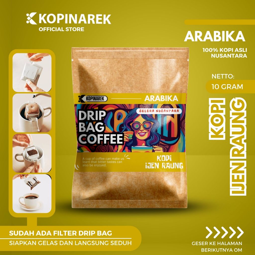 

Kopi Dripbag Coffee Sachet Arabica Ijen Premium Original Drip Bag Instan Asli Bubuk Hitam Saset Tubruk Murah Enak Nusantara Hadiah Souvenir Pernikahan Ulang Tahun Graduation Unik