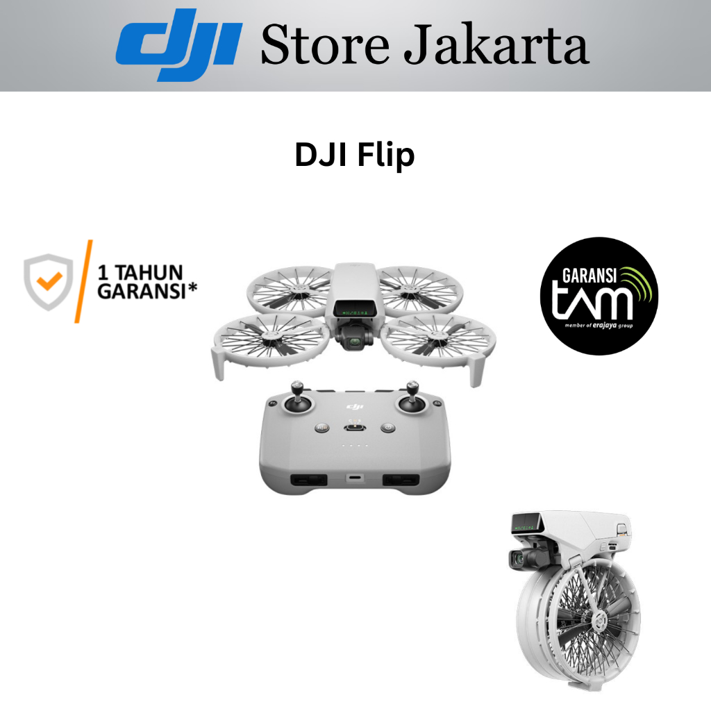 DJI Flip - Camera Drone - Under 249 g | 4K/60fps HDR Video