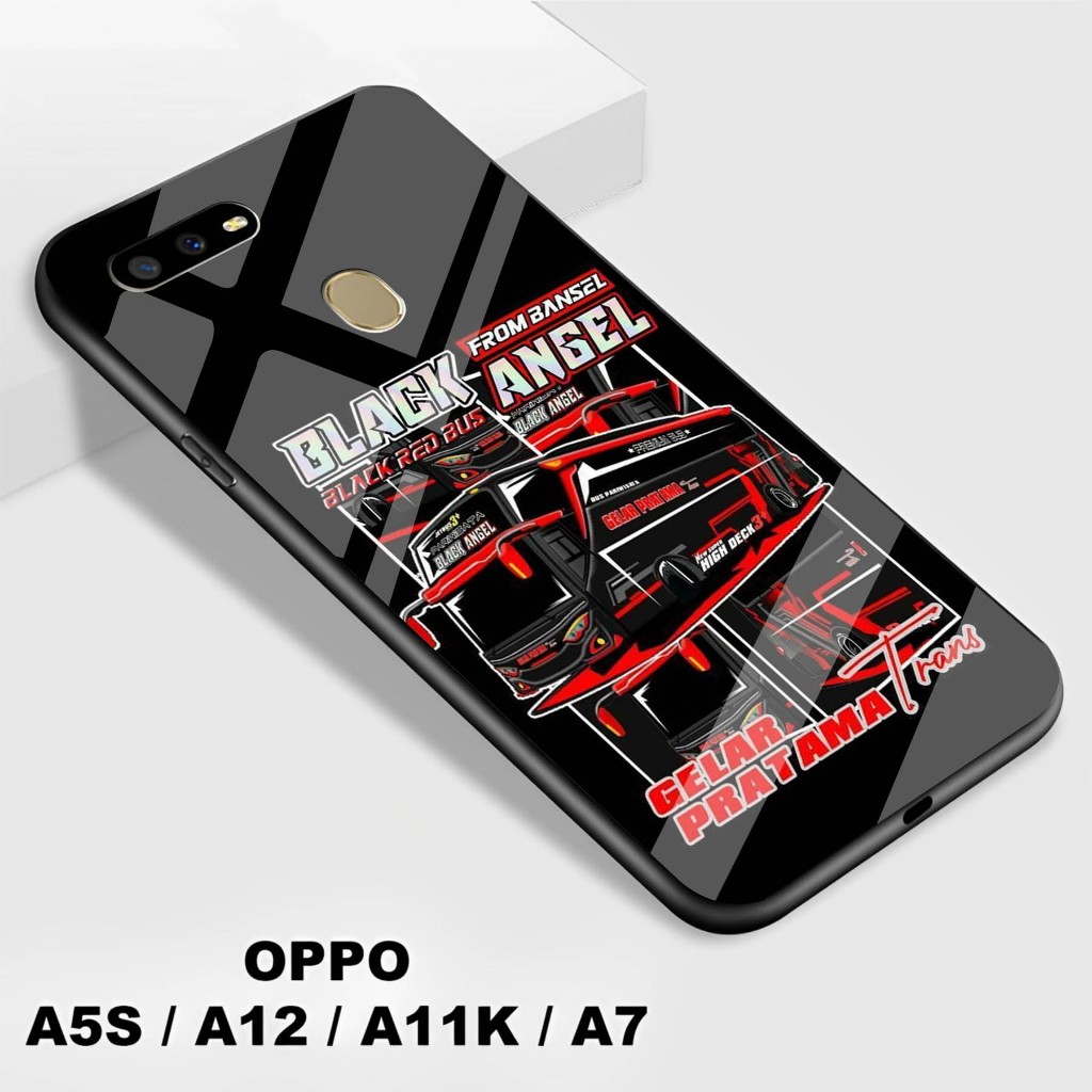Softcase Kaca Kilau Oppo A5S / A12 / A7 / A11K - Softcase Kaca   Oppo A5S / A12 / A7 / A11K - Softca