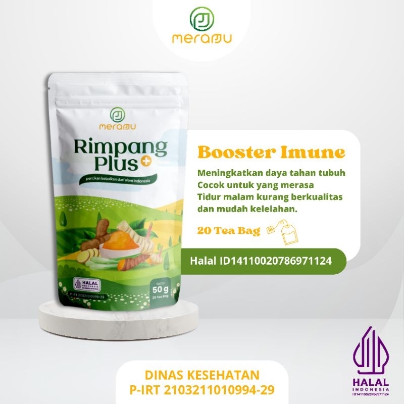 

Teh Rimpang Plus Meramu - Minuman Herbal Seduh Instan Tingkatkan Imun Resep Jsr Zaidul Akbar - Sehat Tanpa Efek Samping