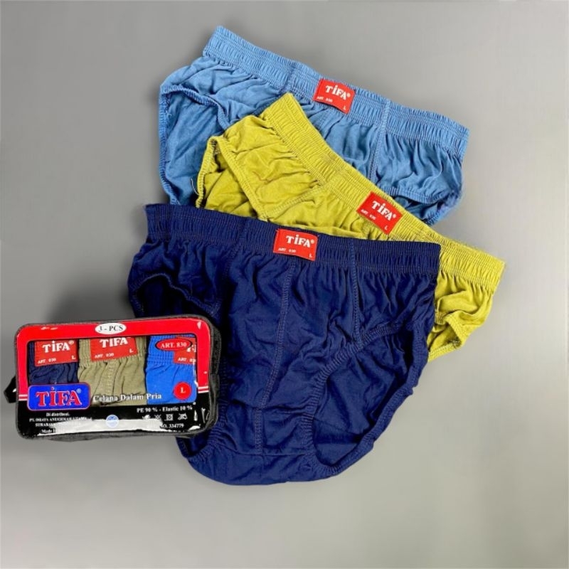 TIFA 830 - Celana Dalam Pria | CD Pria/laki-laki 3 pcs M - XL