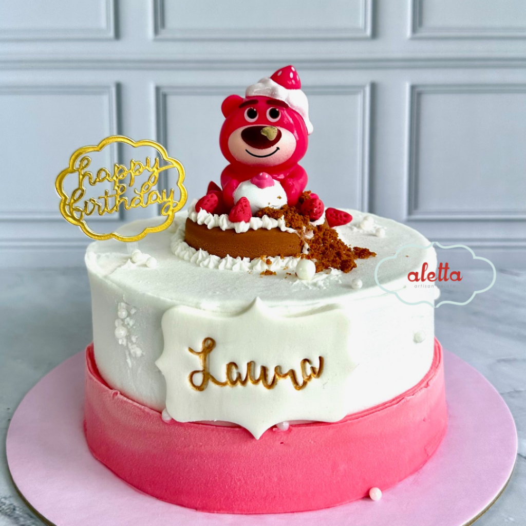 

Gelato Cake - Ice Cream Cake - Icecream Cake - Es Krim Cake - Custom Cake - Lotso Cake - Lotso Gelato Cake - Lotso Custom Cake - Birthday Cake