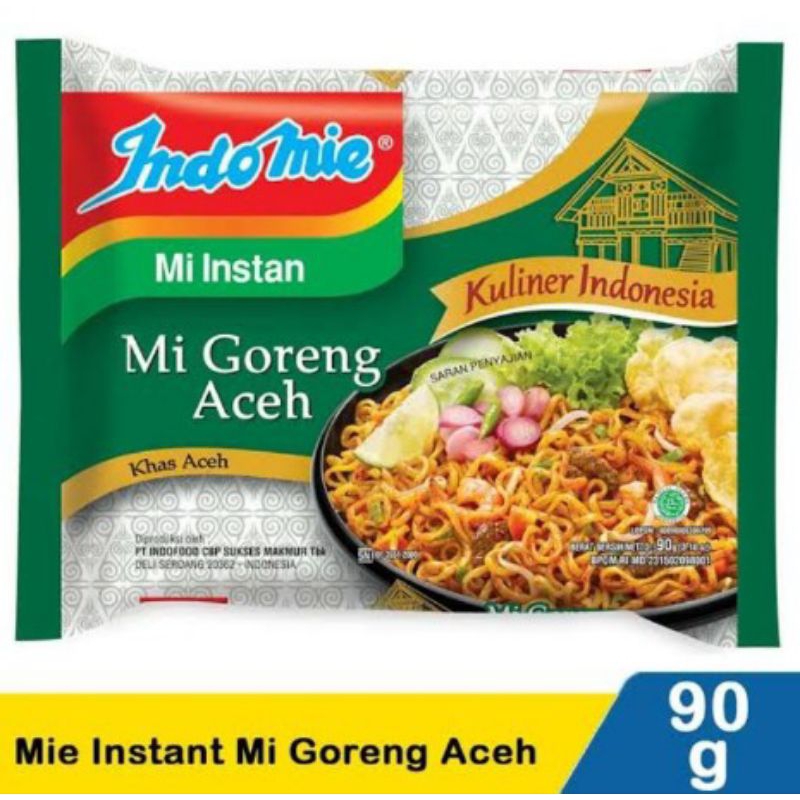 

Indomie Mie Aceh Mie Instant kemasan 90 gr