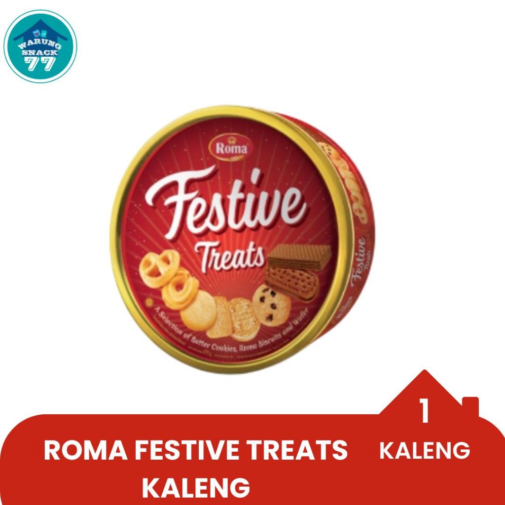 

ROMA FESTIVE TREATS KALENG 240 GR / 675 GR