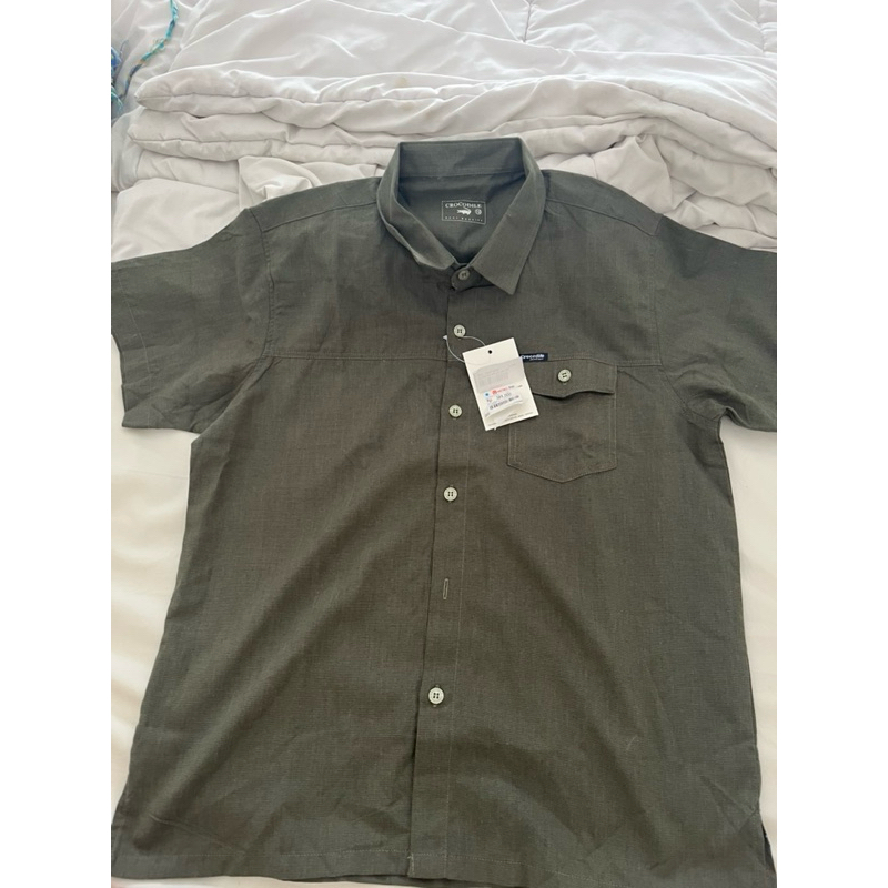 baju asli crocodile kemeja anak cowok ukuran 12 bisa untuk 7 8 9 10 tahun baru