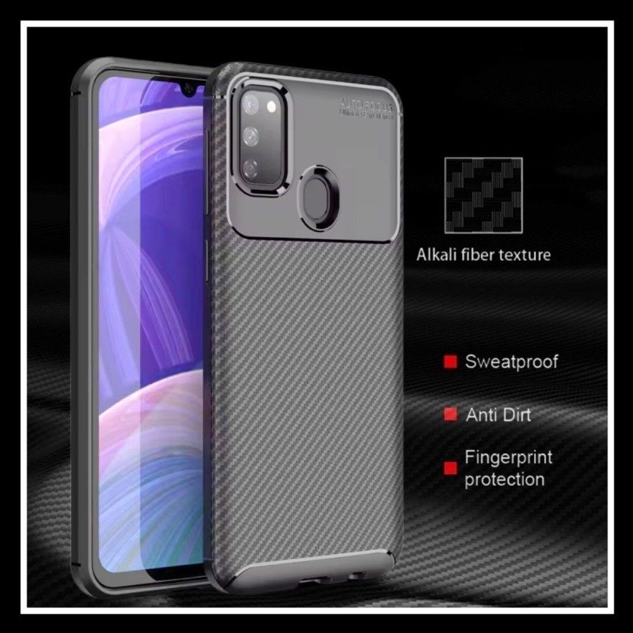 Samsung Galaxy M30s / M21 / M21 2021 Auto Focus Carbon Original Case Soft Casing Softcase Cover