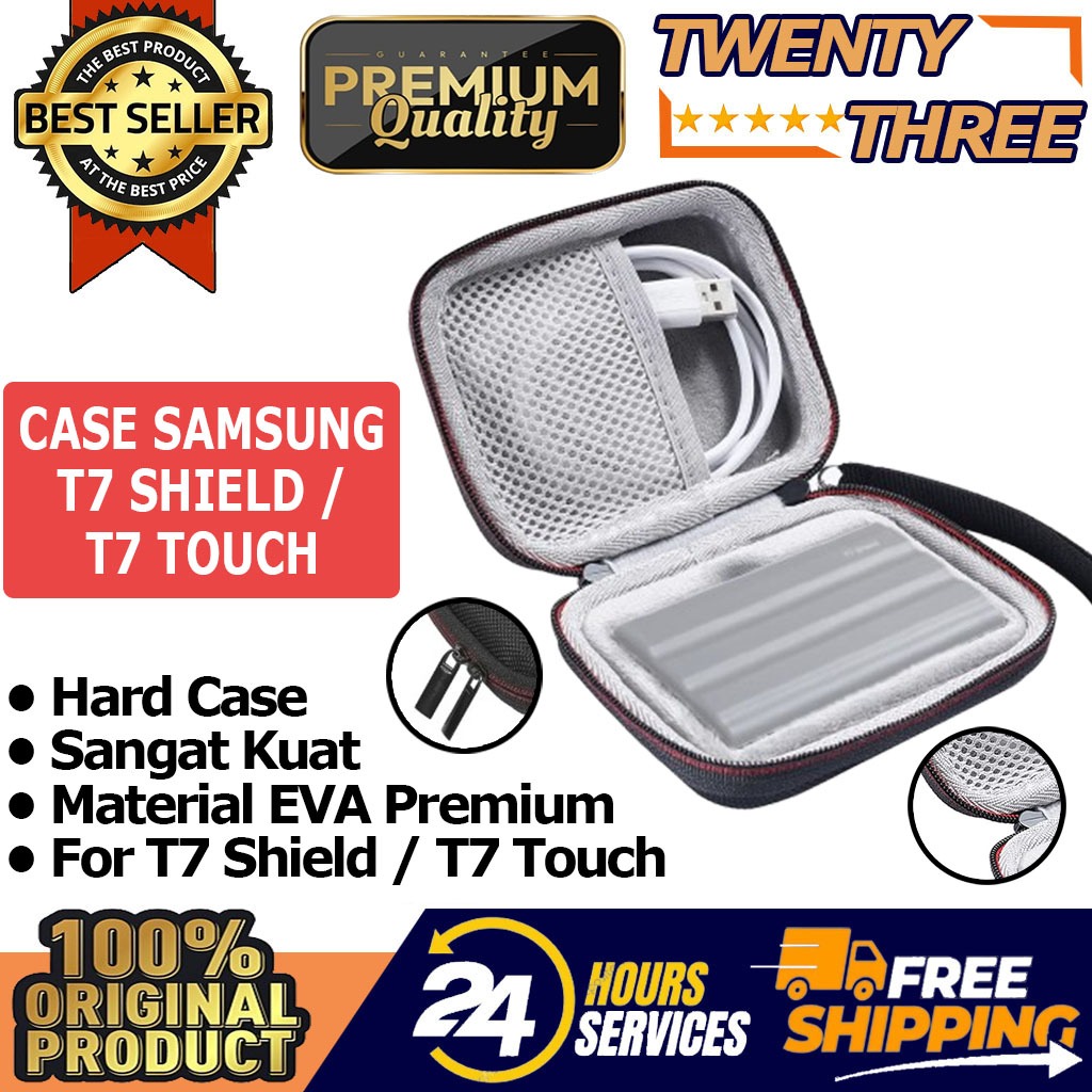 Casing Case Cover Hardcase Hard Case Samsung T7 SSD Tas Pouch Kotak T7 Touch