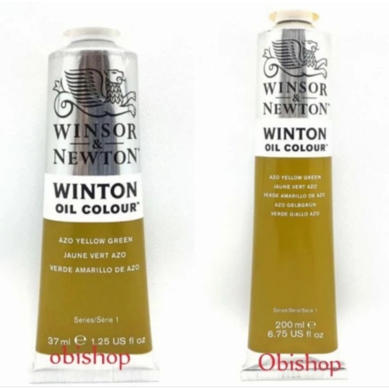 

Cat Minyak Winton Oil Colour 200ml / 37ml Azo Yellow Green Winsor & Newton