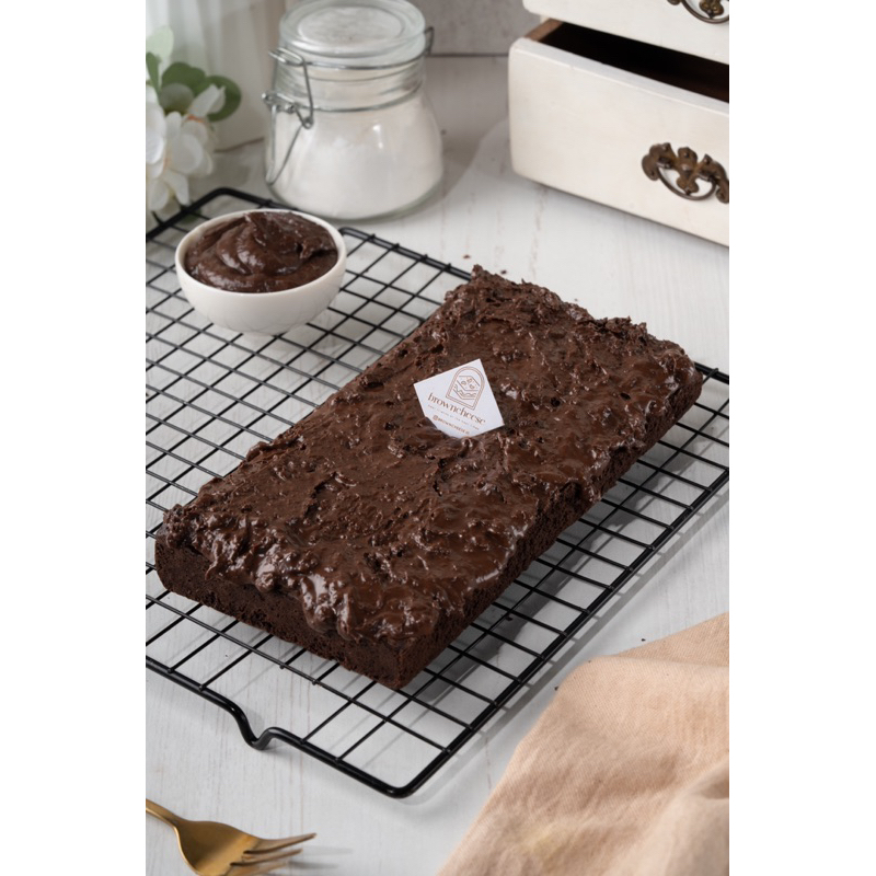 

Browncheese Brownies Panggang Choco crunchy 20x10 | Fudgy Brownies