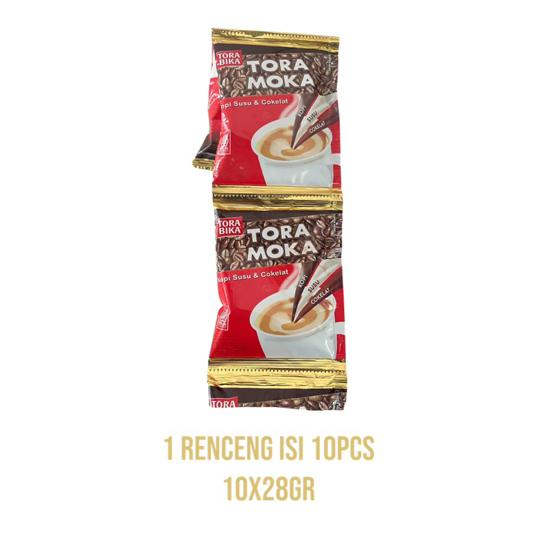 

Tora Moka kopi Susu & Cokelat 10Pcs/ kopi torabika Moka 1 renceng