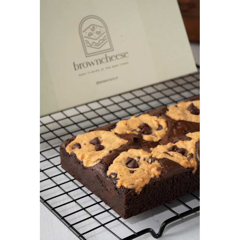 

Browncheese Brownies Panggang Cookies 20x10 | Browncookies | Fudgy Brownies