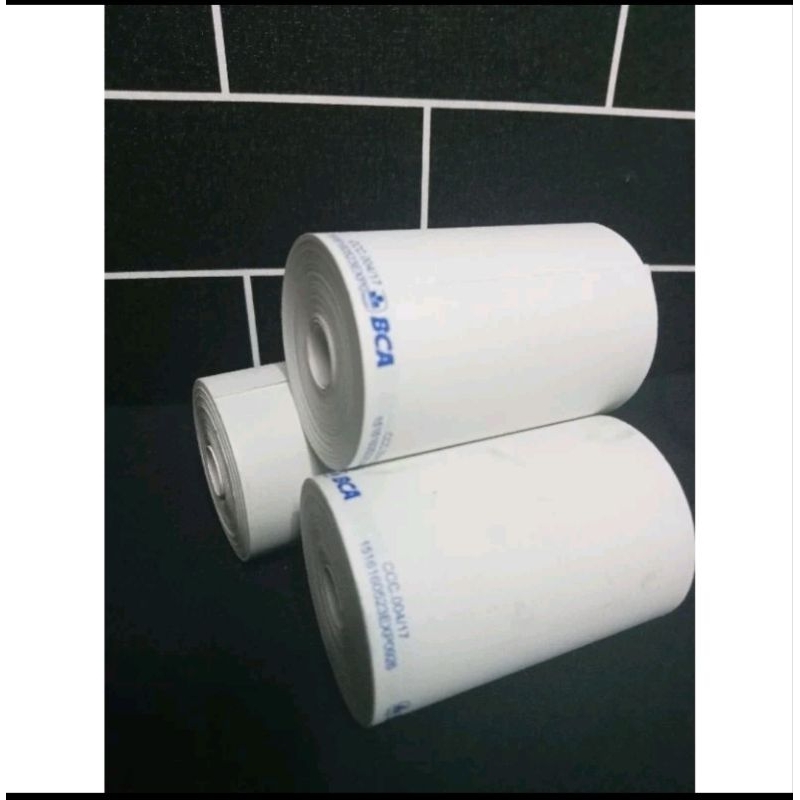 

10pcs kertas thermal logo ukuran 58x30mm