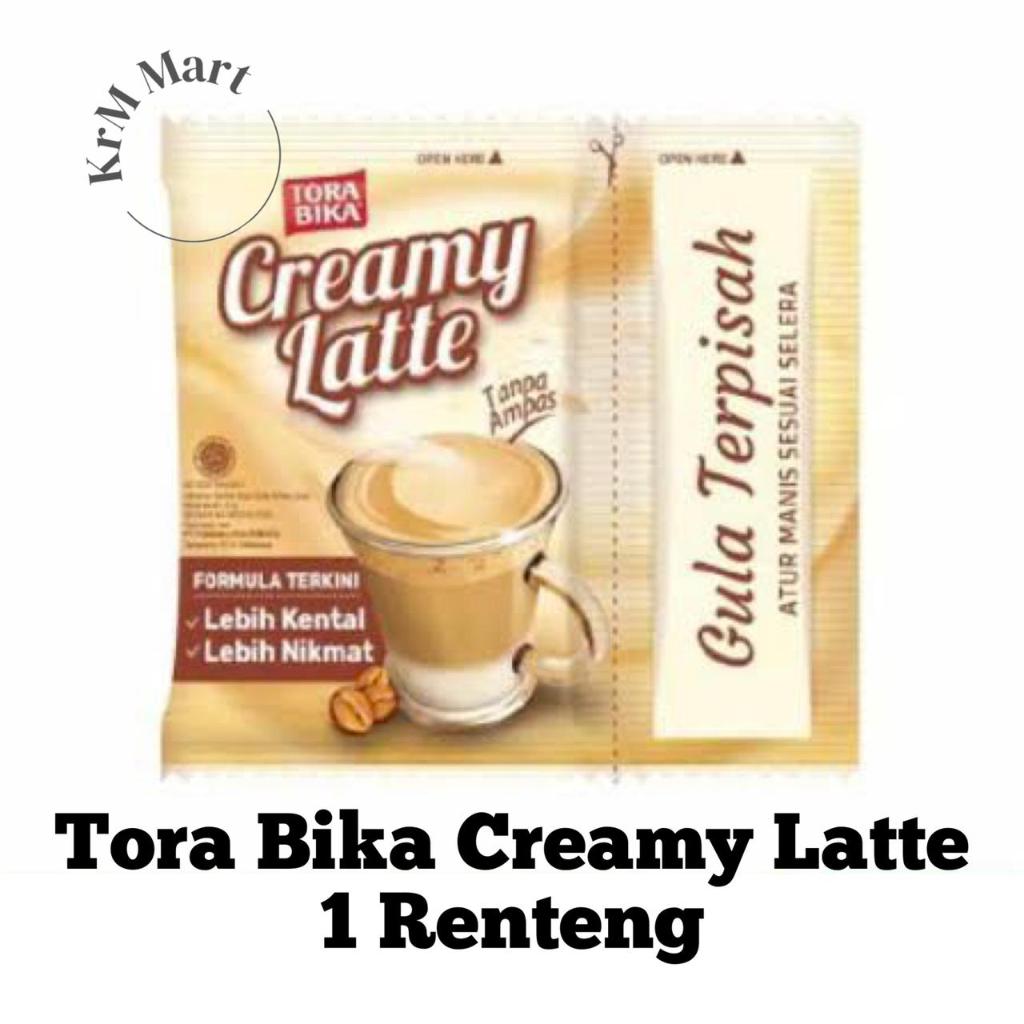 

Torabika Creamy Latte 1 renteng renceng krimi late tora bika kopi bubuk instan gula pisah