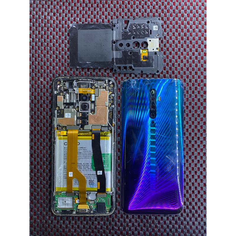 Oppo Reno 2f mesin normal + baterai