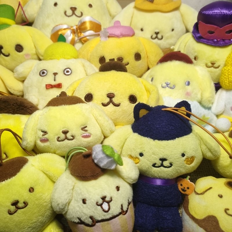 POMPOMPURIN SANRIO PLUSH KEYCHAIN