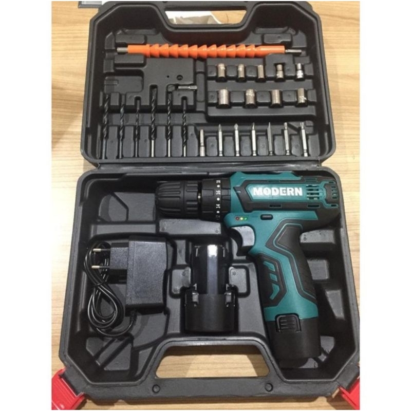 MODERN M15 Bor Baterai Tembok Batre / Cordless Drill M 15