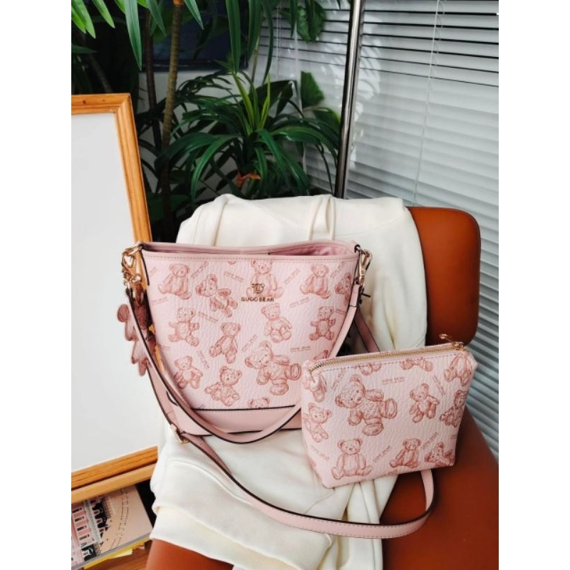 TTWN BEAR GUOO BEAR BANGKOK - GU1165 - tote Wanita TTWN BEAR - TAS TOTE TERLARIS - TAS TOTE WANITA -