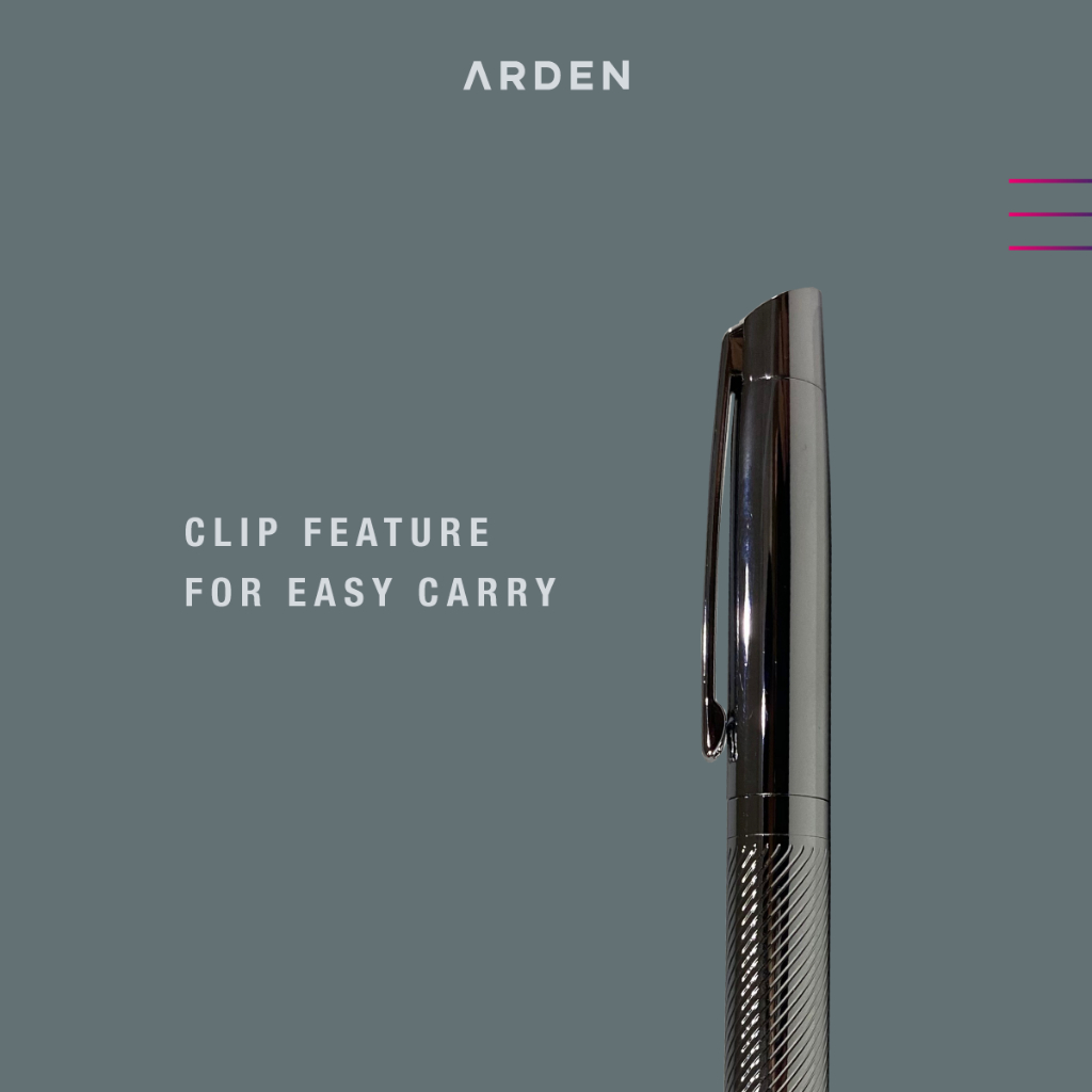 

D3W! ARDEN Helix Pen - Signpen Pulpen Tanda Tangan Silver Ballpoint