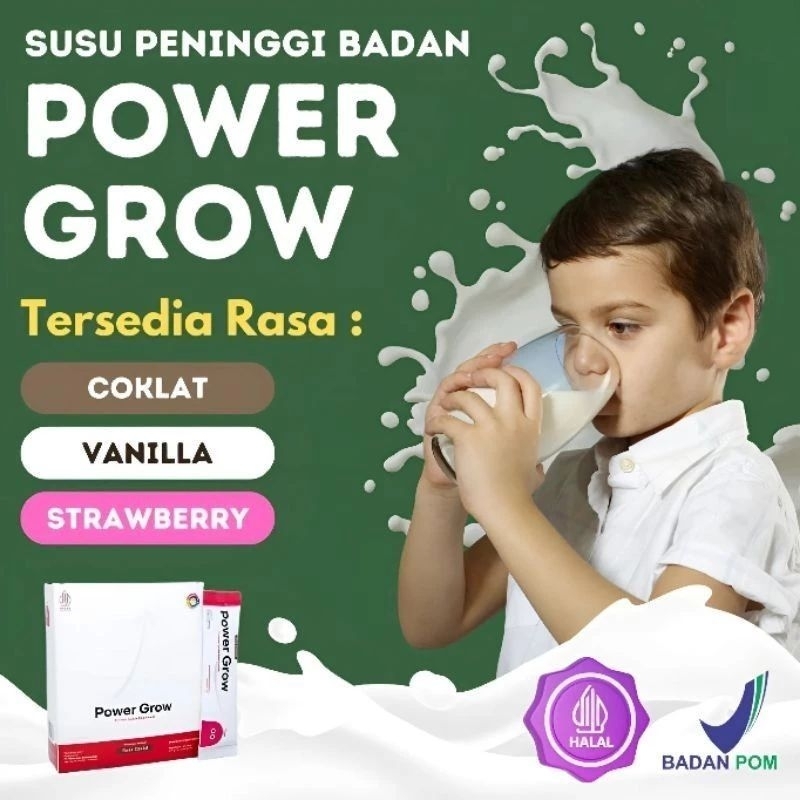 

Susu Kesehatan Calsium Original Susu Peninggi Bandan Anak/Dewasa0Power Grow tenns Rasa Coklat Bernutrisi Peninggi Berat Badan Untuk Remaja Umur 12/17