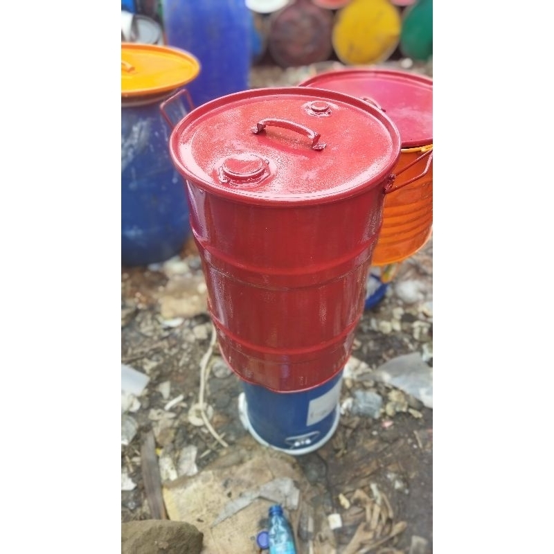 Tong Sampah/Tong Bakar/Drum Bakar / Tempat Sampah 60 liter besie