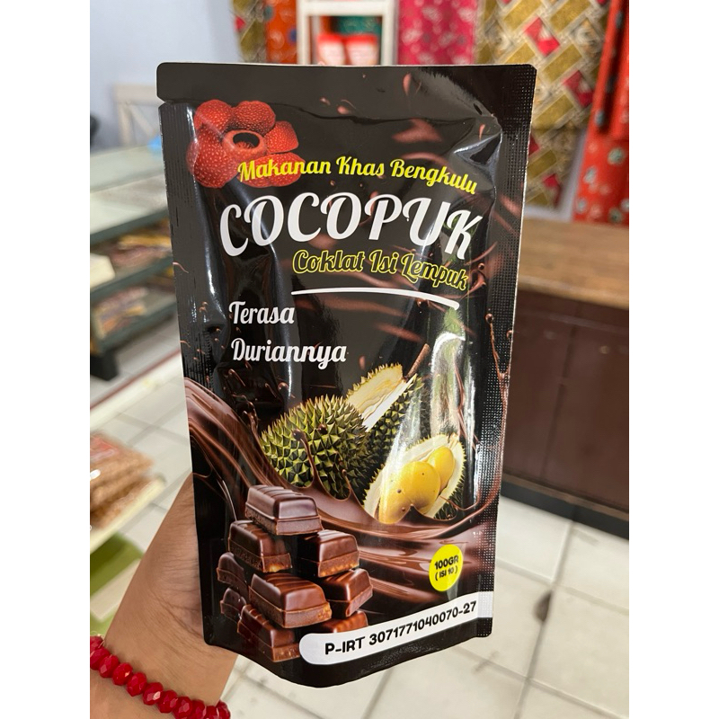 

Cocopuk ( Coklat isi lempuk durian )