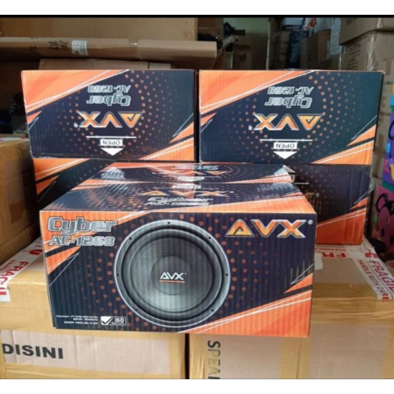 Subwoofer Avx 12 inch Cyber - 2 Coil Doble  - AVX