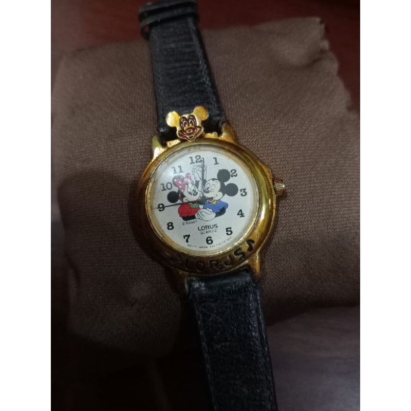 jam tangan pl disney lorus motif mickey vintage