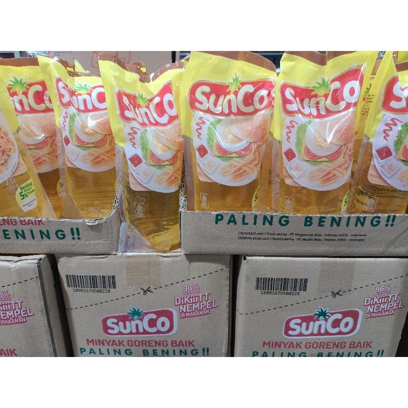 

Minyak sunco 1L isi 12pcs/karton/sunco 1L ecer