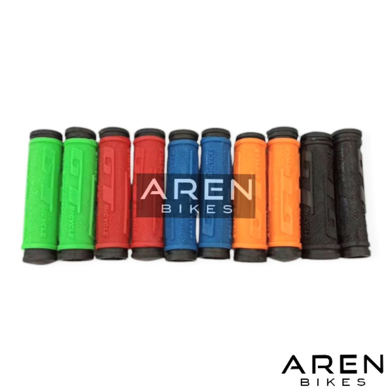 HANFAT SEPEDA BMX GT HANDGRIP HAND GRIP HANDLE GRIP WARNA ORANYE HIJAU BIRU  MERAH HITAM HANPAT
