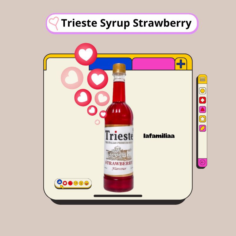 

Trieste Syrup Strawberry 650ml