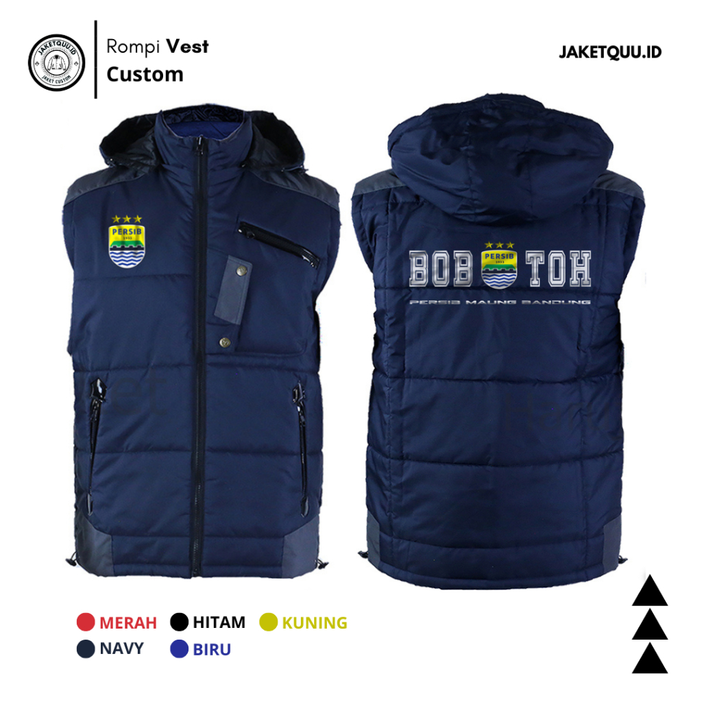 Rompi Custom Persib/Rompi Club Sepak Bola/Rompi Desain Bebas