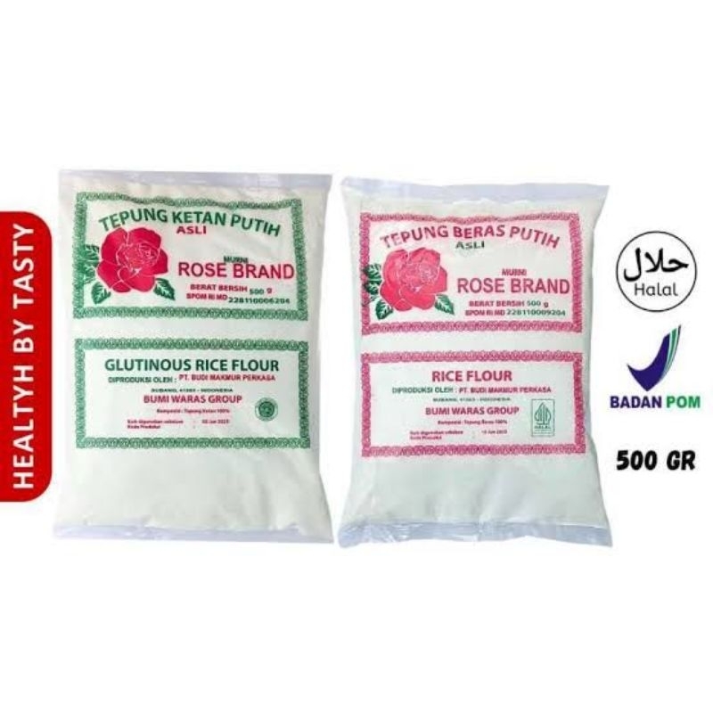 

Tepung beras ketan Rose Brand 500gr