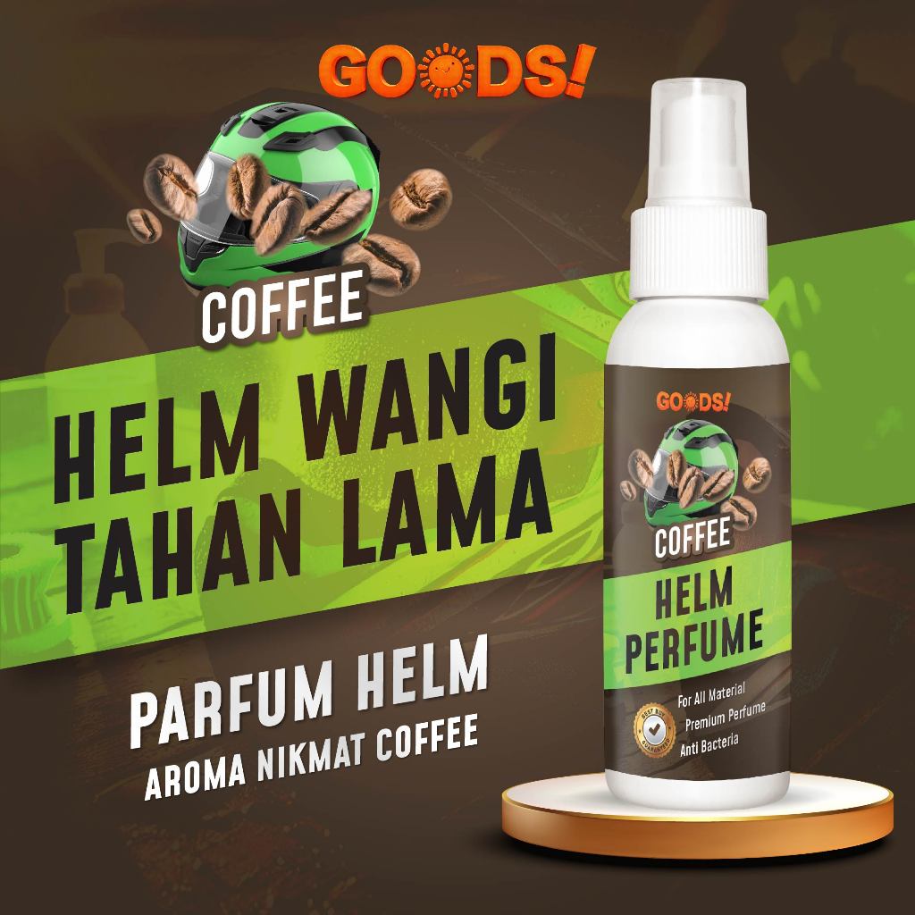 GOODS PARFUM HELM KOPI / PARFUME HELM AROMA COFFEE 100 ML / PEWANGI HELM / PARFUM