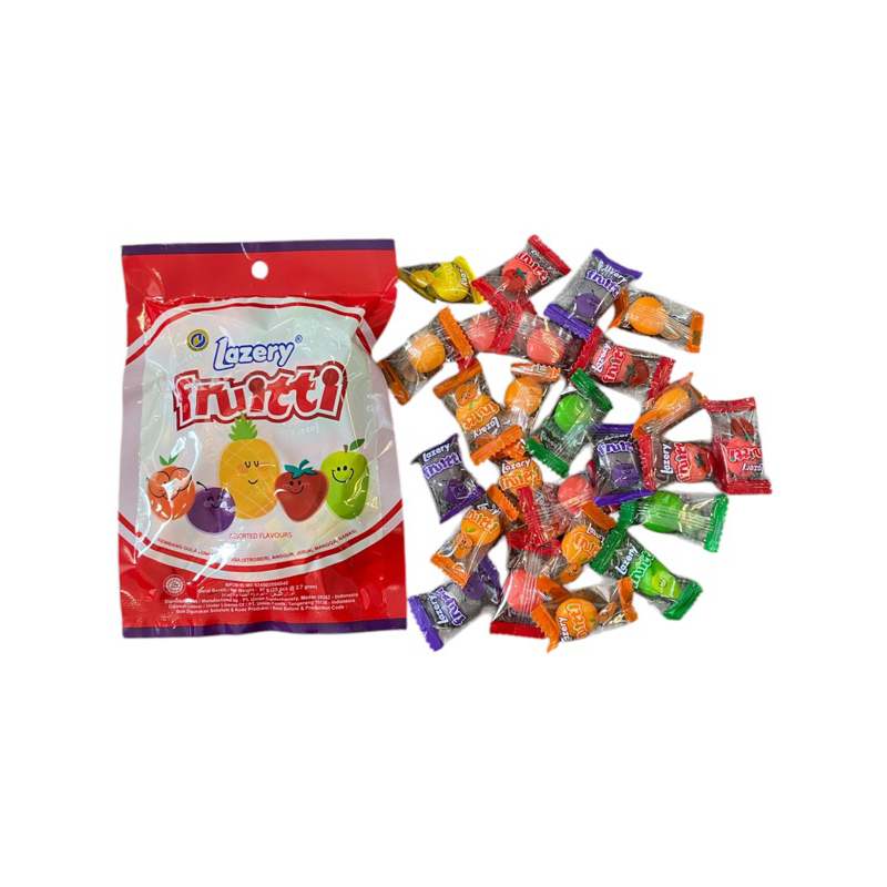 

permen lazery fruitti kembang gula rasa buah isi 25 pcs