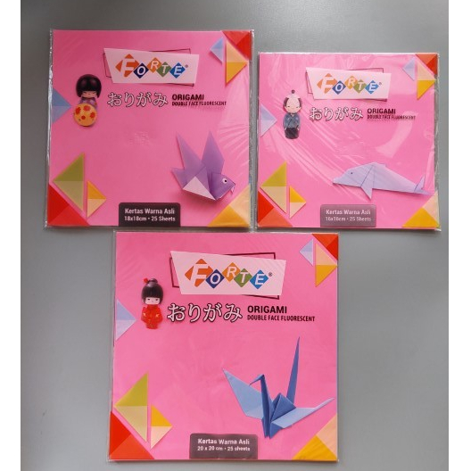 

KERTAS ORIGAMI FORTE DOUBLE FACE 25 LEMBAR MURAH