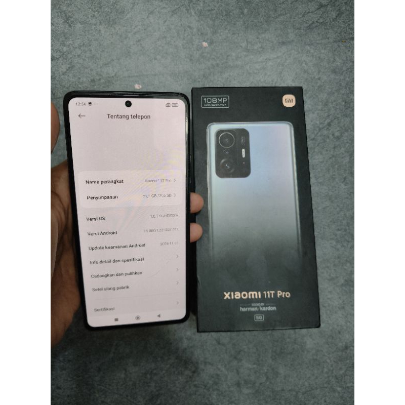 MI 11T PRO 5G 12/256 SECOND FULLSET RESMI