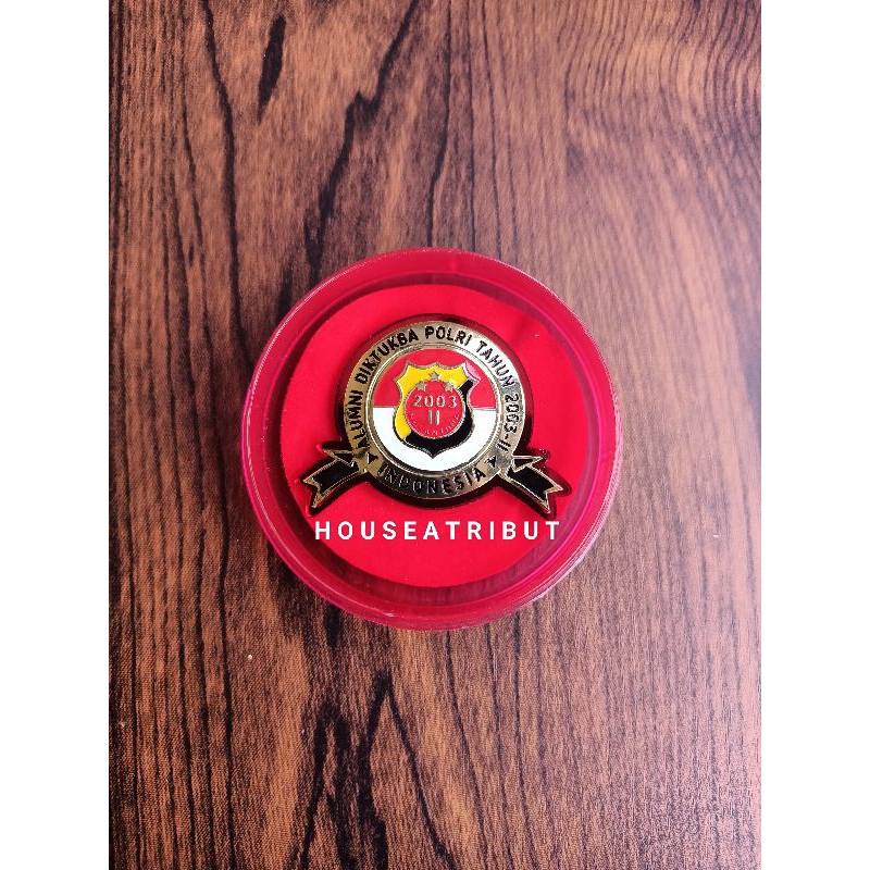 pin pdh DIKTUKBA indonesia polri tahun 2003.II | pin pdh alumni diktukba polri tahun 2003.II