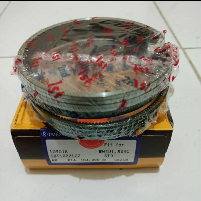 RING SEHER RING PISTON NPR JEPANG HINO DUTRO 130HT 125HT 110HT
