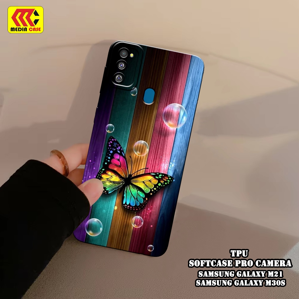 Case SAMSUNG GALAXY M21 / M30S Terbaru - Motif KUPU - Kesing - Softcase SAMSUNG M30S / M21 - Kesing 