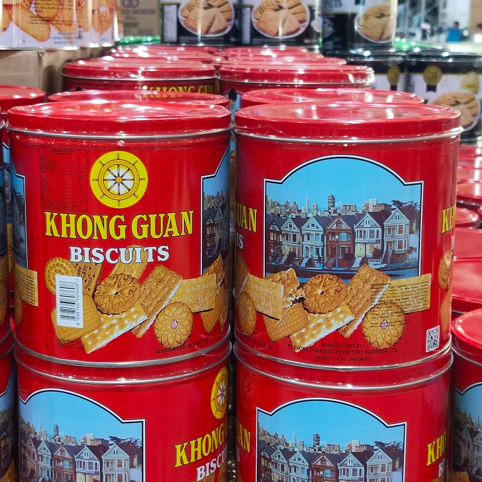 

KHONG GUAN Biskuits Kaleng 650gr Biskuit Aneka Rasa (dibuat oleh PT Khong Guan Biscuit)