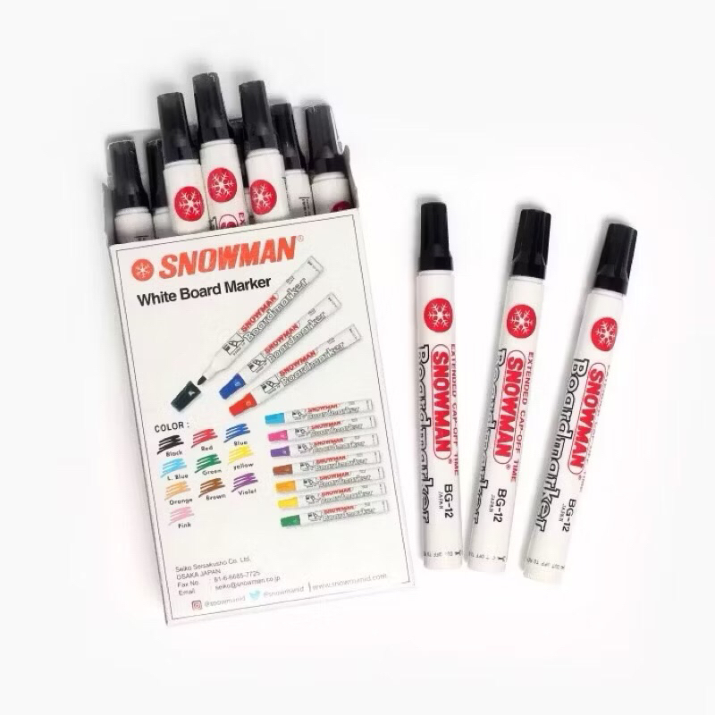 

Spidol Snowman WhiteBoard Harga Murah 1 Buah