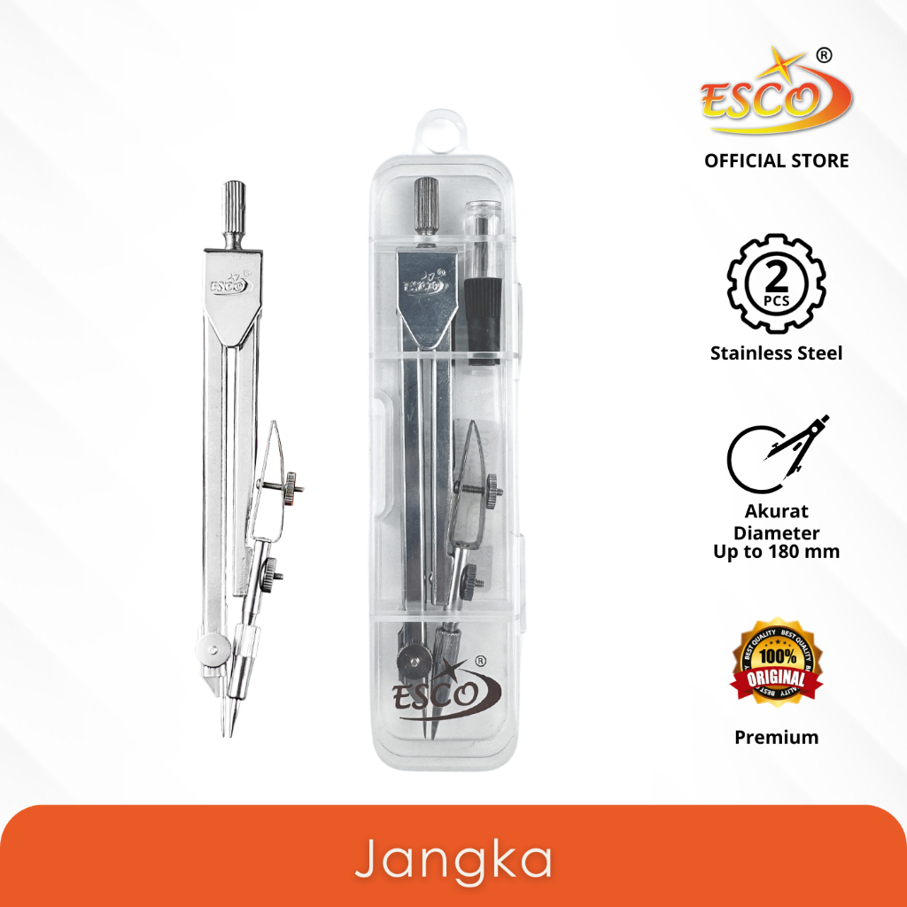 

Esco Math Set Jangka Besi ES-4001